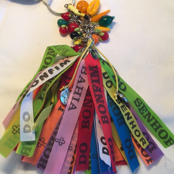 Live Worldly Accessories - Brazilian BRAZILET Keychain w/Charms
